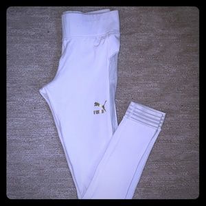 White Puma Leggings